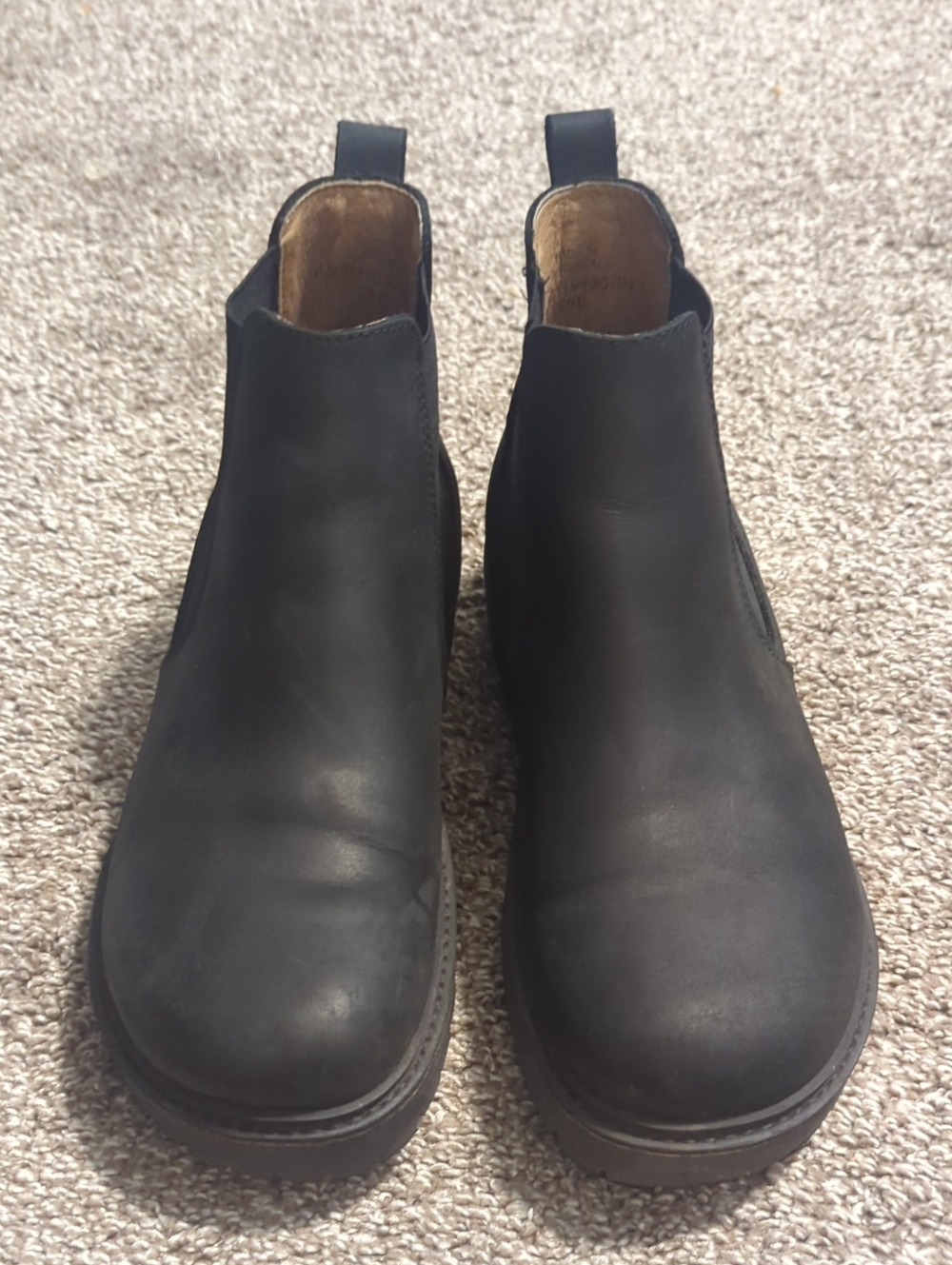 Birkenstock Size 39 Chelsea Stalon Nubak Black